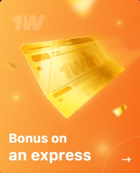 Orange banner with credit cards and bonus on an express text