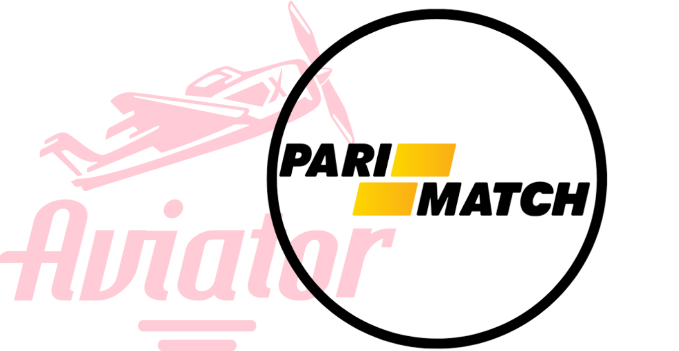 Logos of the Aviator game and Parimatch casino