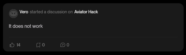 aviator hack feedback