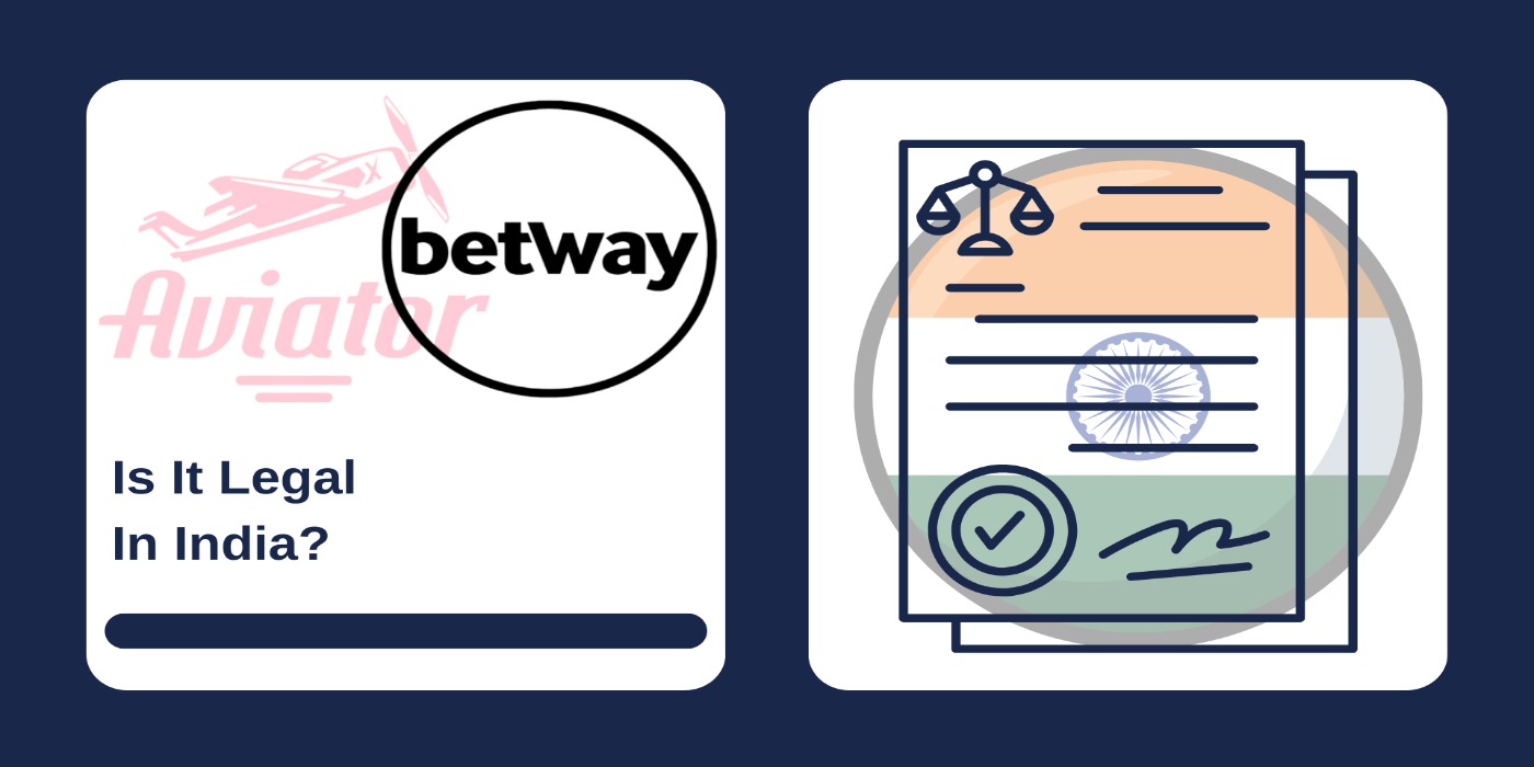 First picture showing Aviator and Betway logos, and second - legal documents with Indian flag