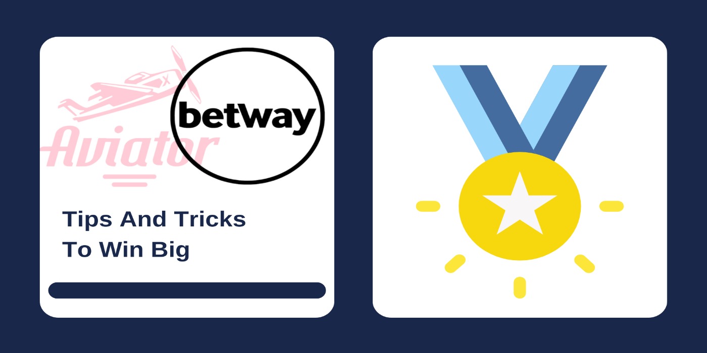 First picture showing Aviator and Betway logos with text, and second - gold medal