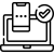laptop and smartphone icon