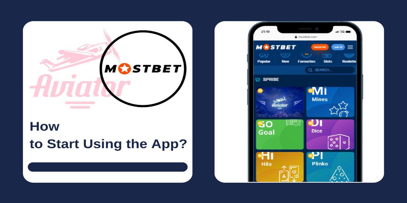 A cell phone with the mostbet app on it

