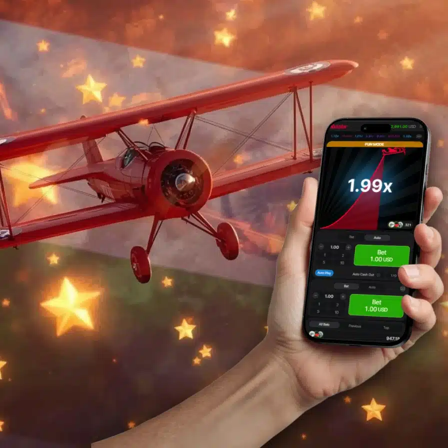 Aviator So Popular in India The Aviator app beside a red plane against the backdrop of the Indian flag