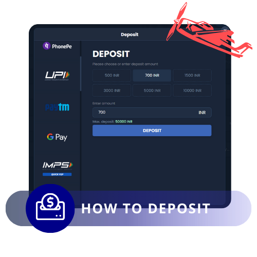 Deposit Money in Aviator