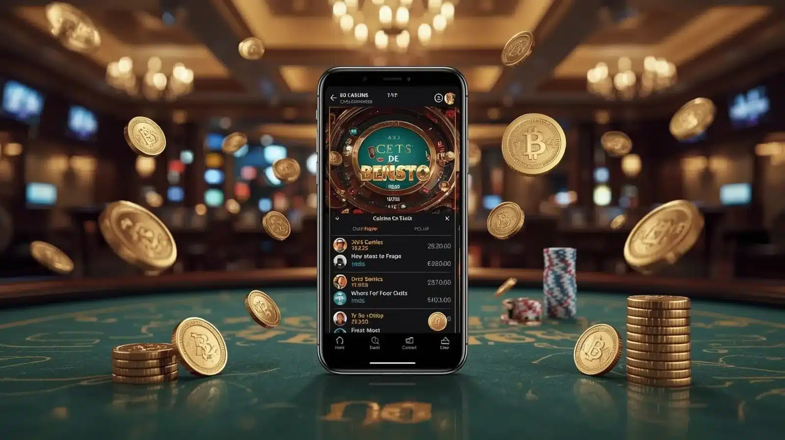 Smartphone on casino table with coins and poker chips illustrating why betting exchanges matter