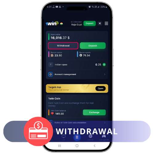 Withdrawal casino app