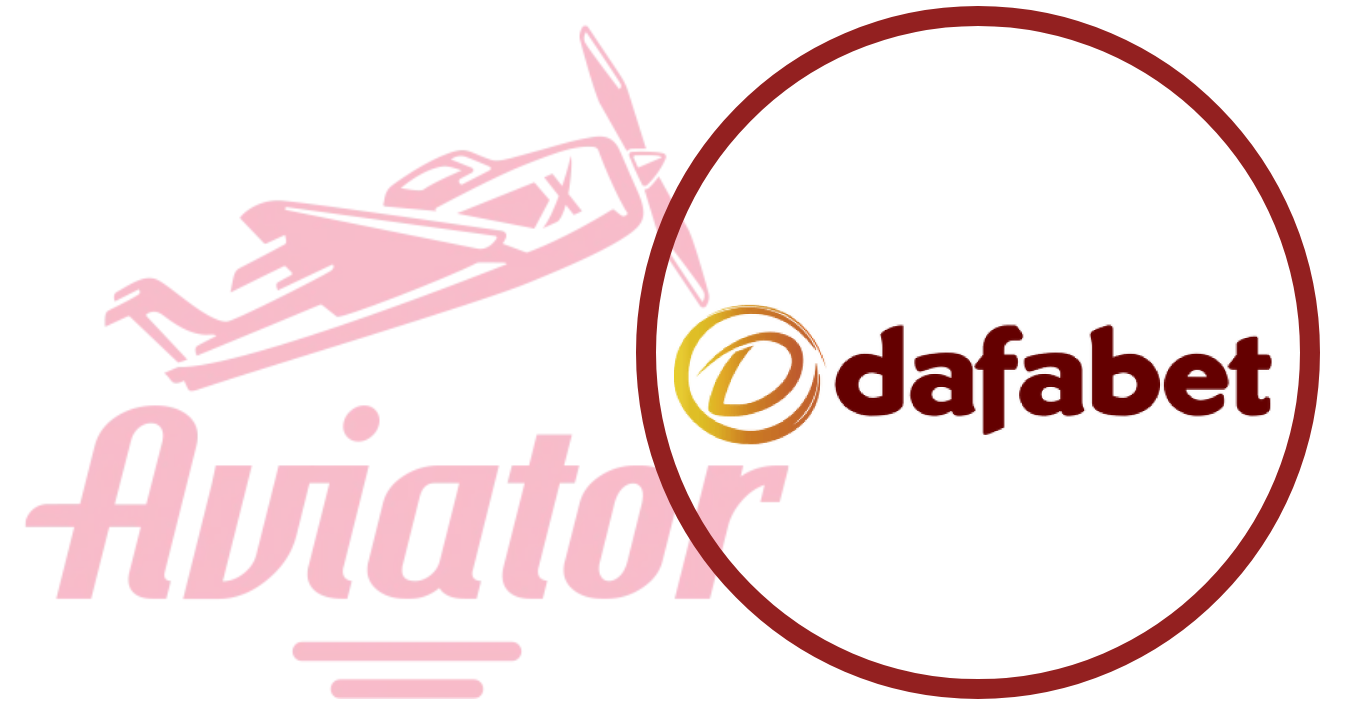 Logos of the Aviator game and Dafabet casino