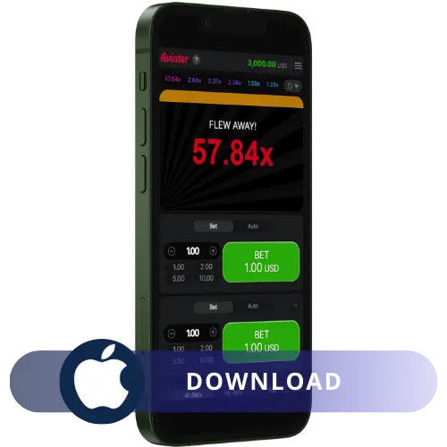 Aviator app on the iOS platform